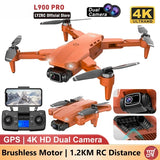 L900 PRO GPS Drone 4K Professional HD Dual Camera 5G WIFI Brushless Motor Drones Drone