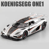 1:24 Koenigsegg ONE 1 Alloy Sports Car Model Diecasts Metal Racing Car Model Parts