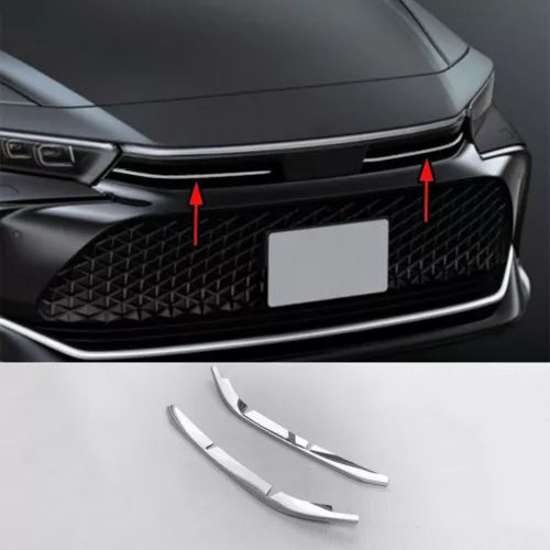 Diecast police patrol car grille and chrome trim pieces