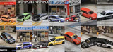 SW 1:64 Civic EG6 Diecast Model Car Toy