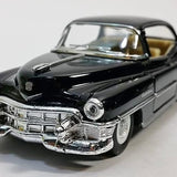 Kinsmart 1953 Cadillac Series 62 Black 2 Door Coupe 1/43 O Scale Diecast Car Ships to you