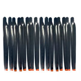 Carbon fiber drone propeller blades set, dark gray black, 16 pieces