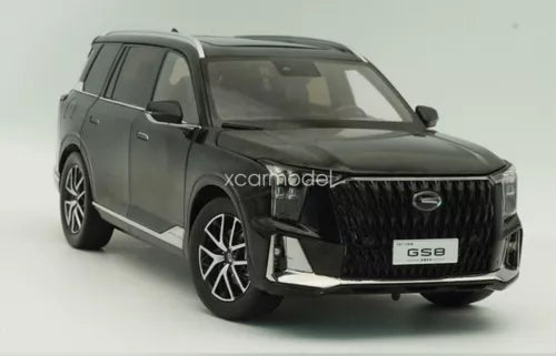 1/18 scale black diecast SUV model with front grille and GS8 badge