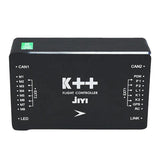 K++ V2 flight controller module with CAN1/CAN2 ports and LED labels