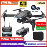 2024 New Drones with HD Camera 4K Dual RC Drone WIFI FPV Foldable 1 Battery USA Drone