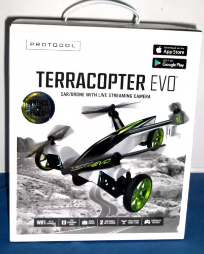 Protocol Terracopter Evo car/drone toy with live streaming camera, in retail box