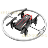 Zhengguang Toys New Remote Control Rotating Aircraft Mini Flashing Light Drone Rolling Quadcopter Kids Gift Flying RC Drone Drone