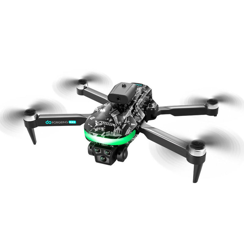 Intelligent 8K Triple Camera Foldable Remote Control Drone with Obstacle Avoidance Commercial Streaming Hover Feature Drone