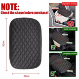 Black quilted car seat cover, 30 x 20 cm