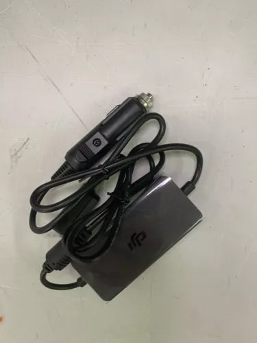 DJI car charger adapter with power cable and plug connector