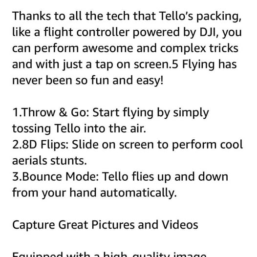 Santa Cruz CA drone instruction text on screen