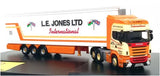 Oxford Diecast 1/76 Scale SCA01FR - Scania Truck & Trailer - L.E. Jones Ltd Parts