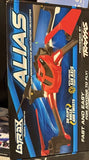 Latrax Traxxas Alias drone quadcopter retail box, red and blue artwork