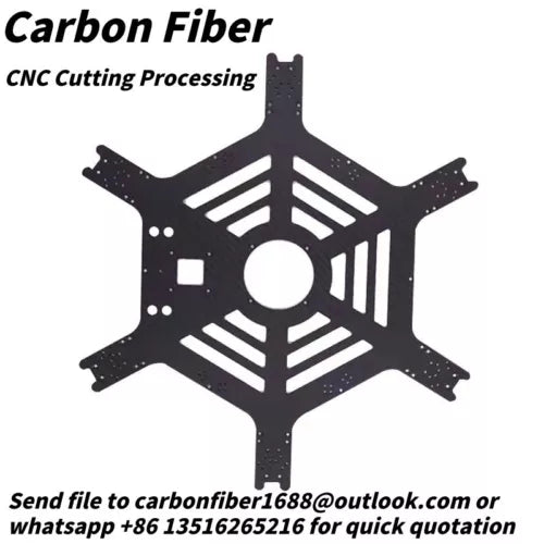 T700 Carbon Fiber Sheet Panel Plate board CNC Custom Cut Process drone arm frame Drone