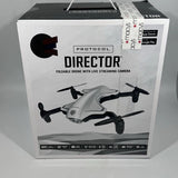 Protocol Director foldable drone retail box with live streaming camera and drone photo