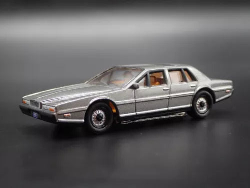 1983 Aston Martin Lagonda 1:64 diecast model car in silver gray sedan