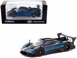 Pagani Zonda Revolucion Blue Metallic and Black with 1/64 Diecast Model Car Parts