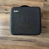 Black hard drone case with Ruko logo, square rounded design
