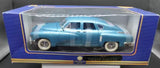 American Mint 1948 Tucked Torpedo 1/18 diecast car in box, light blue