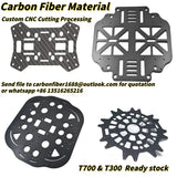 Carbon Fiber Sheet Plate Panel Board Custom CNC Cutting Drone Frame FPV arm part Drone