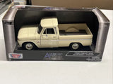 MOTOR MAX 1:24 1966 CHEVY C10 FLEETSIDE PICKUP DIECAST! WHITE! NEW IN BOX!!! Parts