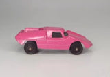 Vintage Diecast Pink Fiat Tootsie Toy Abarth Car Coupe Made In The USA (D7) Parts