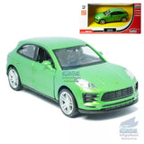 1:36 Porsche Macan SUV Model Car Alloy Diecast Toy Vehicle Collection Gift Green Toy
