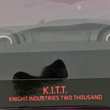 1:18 scale diecast Knight Rider KITT car.  New in box.  Hot Wheels collectible. Brooklyn NY
