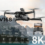 V168 Professional HD Camera Drone Beginner for Aerial Photography Dual-Camera Omnidirectional Obstacle Avoidance Remote Control Drone