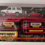 1999 Matchbox Chevy Tahoe Black/White 2 car diecast set MICHAEL JORDAN * BULLS Maple Grove MN