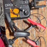 Sharper Image drone with red prop guards
