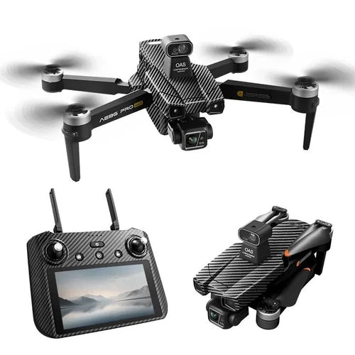 AE86 PRO MAX Plus Drone 8K HD Dual Camera FPV 3-Axis Drone