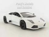 5 inch Lamborghini Murcielago LP640 - 1/36 Scale Diecast Model - White Toy