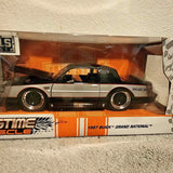 1:24 scale diecast 1987 Buick Grand National model car in black and silver