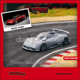 Tarmac Works 1:64 Pagani Imola Rosso Dubai Red Diecast Car Collection Parts