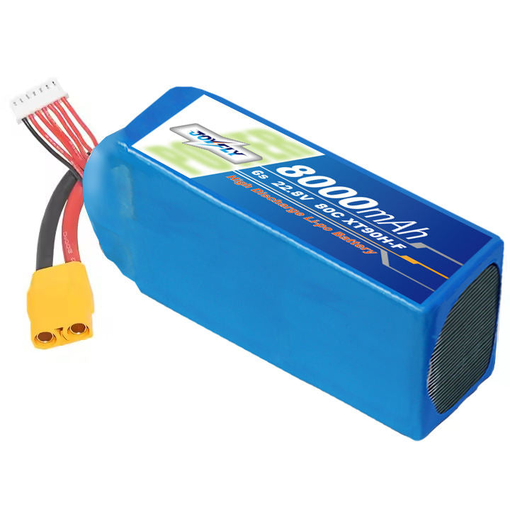 Long Range 6S 22.8V 6000/8000mAh Solid Drone Battery High Quality Pouch Lithium Ion UAV FPV Drone