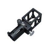 RJX drone arm pipe connector hinge joint, black aluminum folding clamp