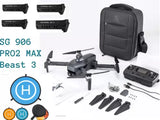 SG906 PRO MAX Beast-3 Drone Laser Obstacle Avoidance 5G WiFi FPV RC Quadcopter Drone
