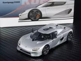 Tarmac Works 1/64 Diecast model Koenigsegg CC850 Silver  Parts