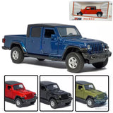 Blue 1/36 scale diecast pickup truck model with detailed grille and wheels