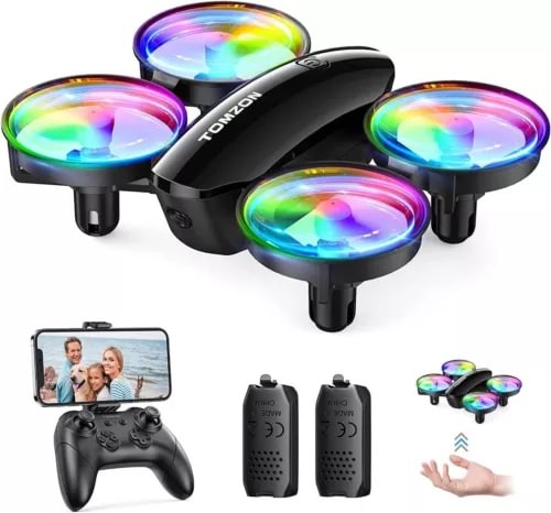 Tomzon Drone with Camera LED Light 1080P HD New Drone