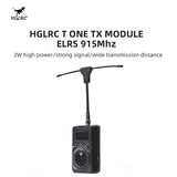 FPV 915MHz ELRS TX power module with long black antenna