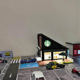 Starbucks light up diorama 1:64 diecast scale Wappingers Falls NY