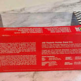 Revell #66 TropArtic Pontiac Grand Prix diecast race car box back, red with tech text panel