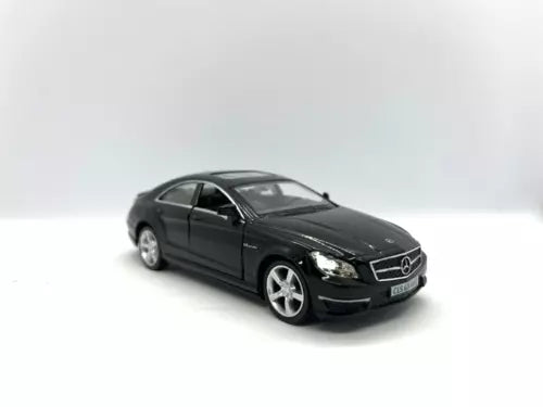 Mercedes CLS 63 AMG 1:36 alloy diecast model car, black sedan with front grille