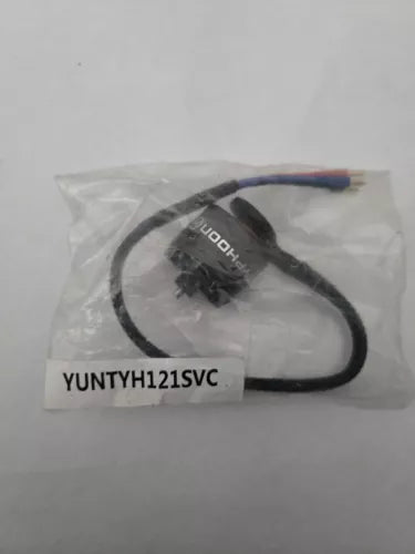 Replacement motor YUNTYH121SVC with blue wire, sealed in clear plastic bag