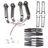 RC drone SG107 Propellers blades guard arm with gears engine motor spare parts Drone