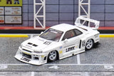 SW 1:64 White JDM Skyline GTR ER34 LBWK #5 Sports Model Diecast Metal Car Toy
