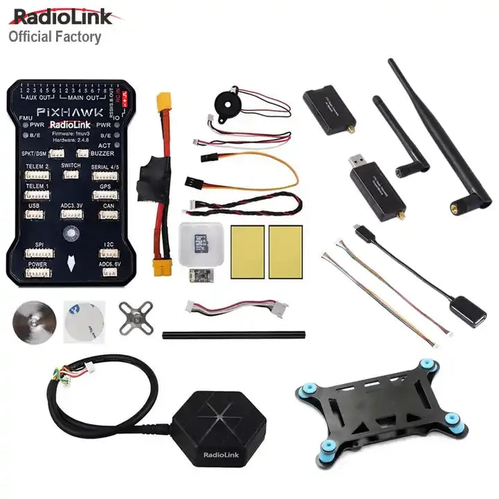 PIXHAWK PIX 2.4.8 Flight Controller with SE100 GPS 433Mhz Telemetry Full Set for UAV Drone Fixed Wing RC Aircraft Drone