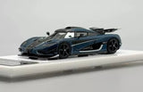 1:64 racing sports diecast car model, dark blue body with black wheels